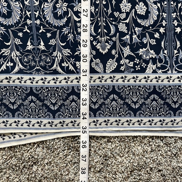 Max Studio Floral Navy Shift Dress, Small, New with Tags; Adorable Summer dress - Picture 10 of 15